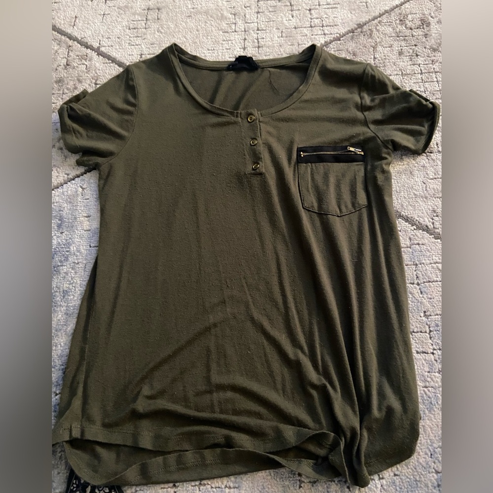 Green shirt